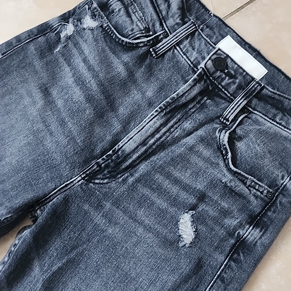MOTHER  Distressed High Waisted Rider Ankle Jeans Size 25 - Picture 6 of 15